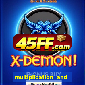 multiplication and division bingo